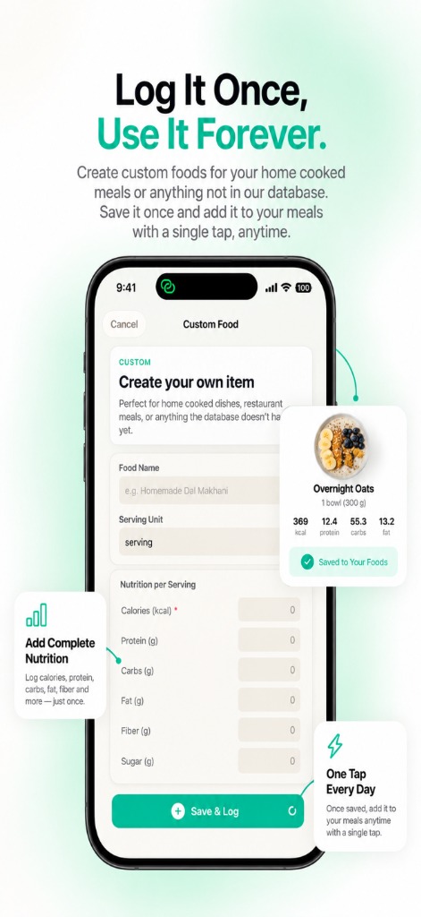 Custom Food Engine Mockup