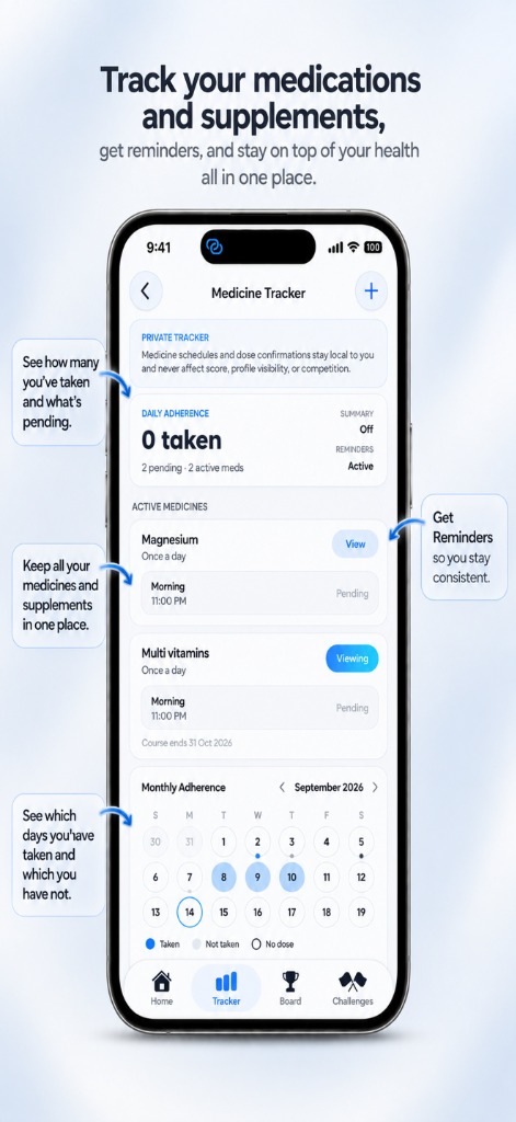 Medication Tracker Mockup